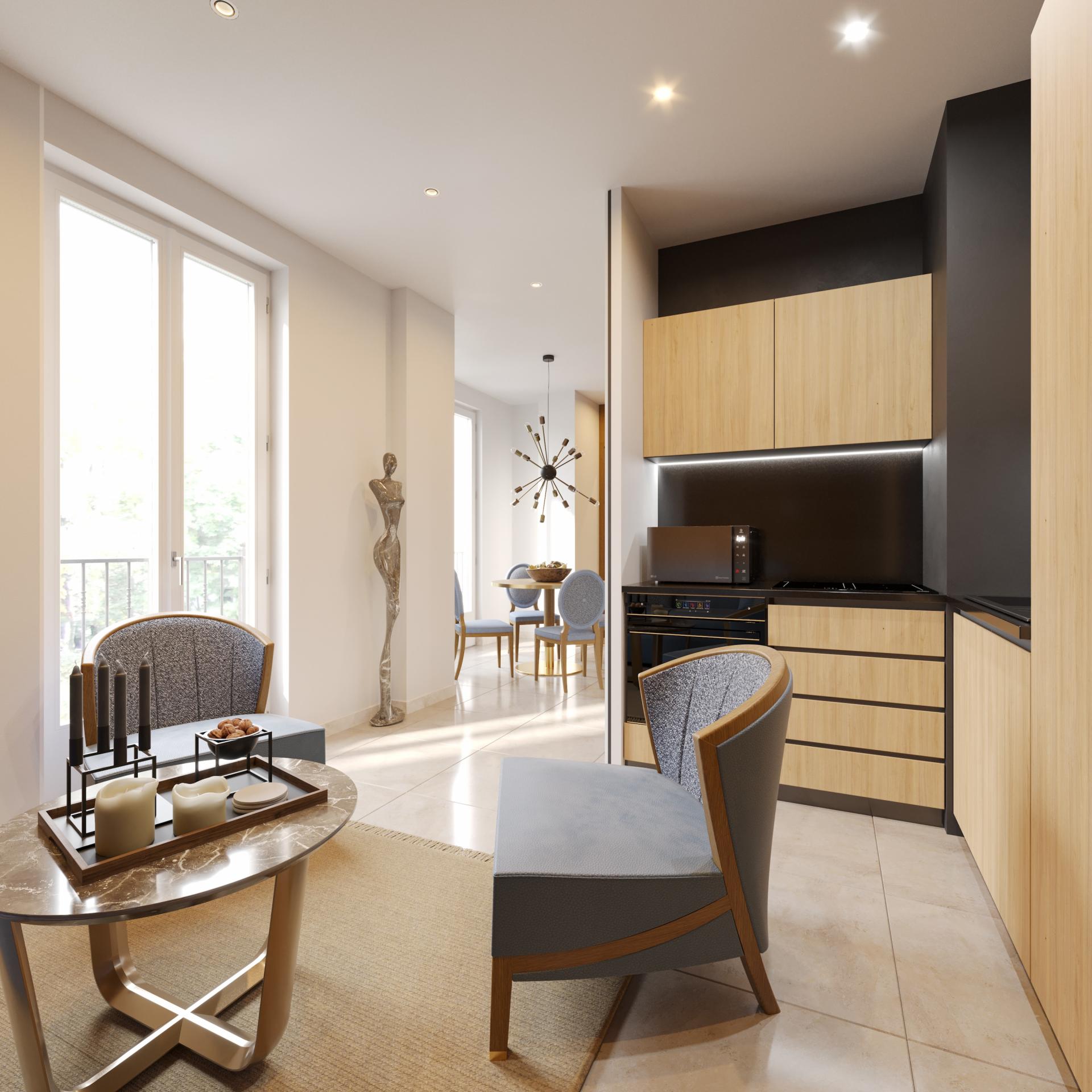 Résidence Aston La Scala - Appartement Vue Ville